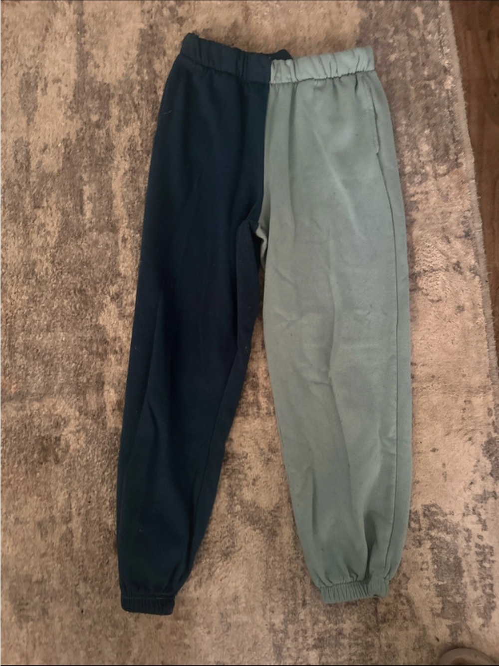 Women’s  Joggers Sweat Pants- Dark Blue & Turquoise